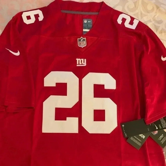 Nike Other - SAQUON BARKLEY SPECIAL EDITION NEW YORK GIANTS STITCHED LETTERS LOGO
